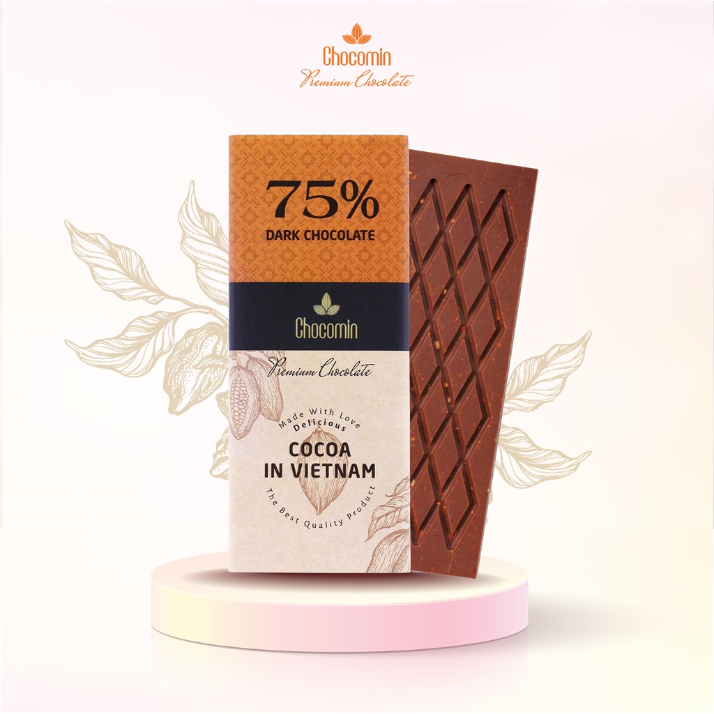 Picture of 75% DARK CHOCOLATE BAR